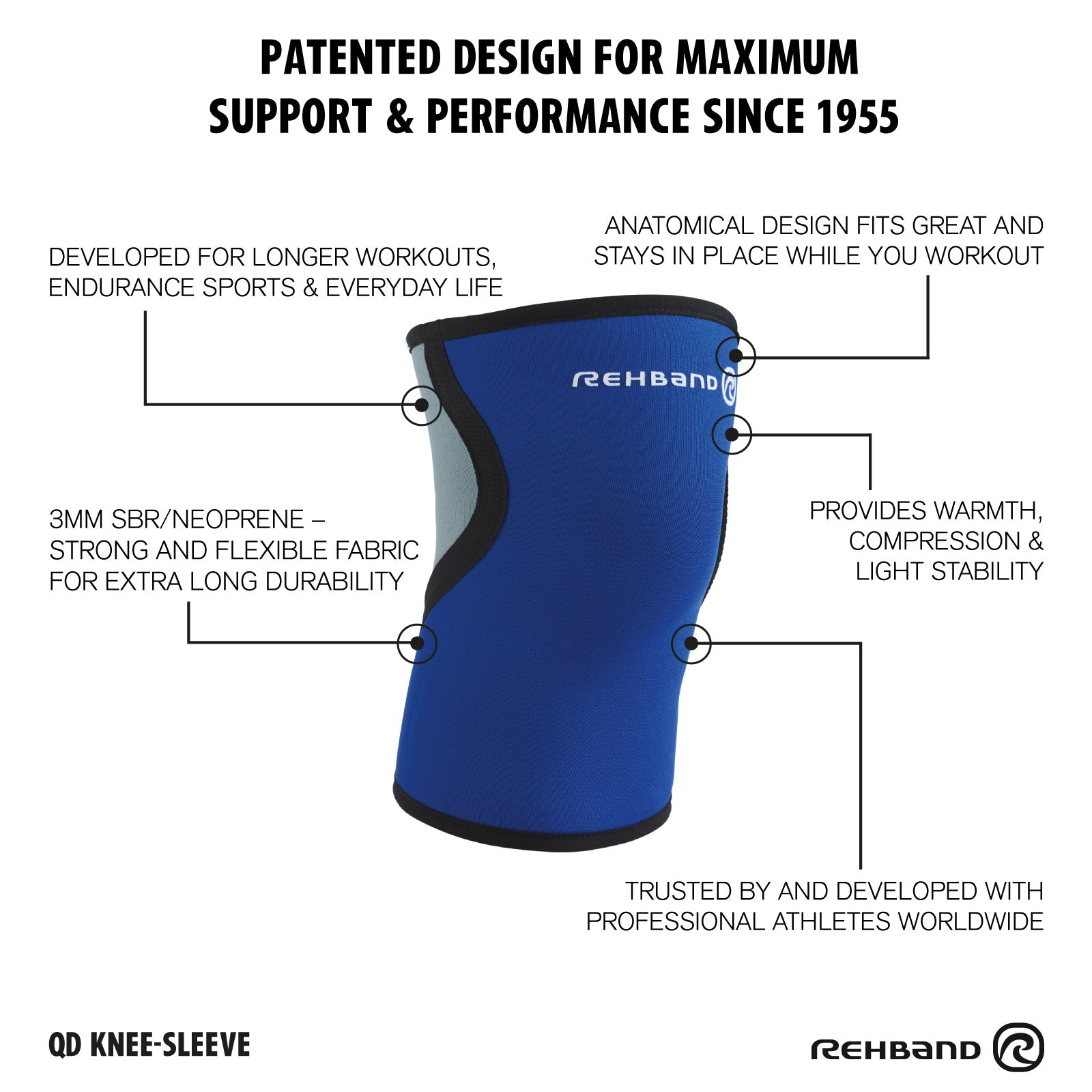 Kniebandage | QD Knee Sleeve