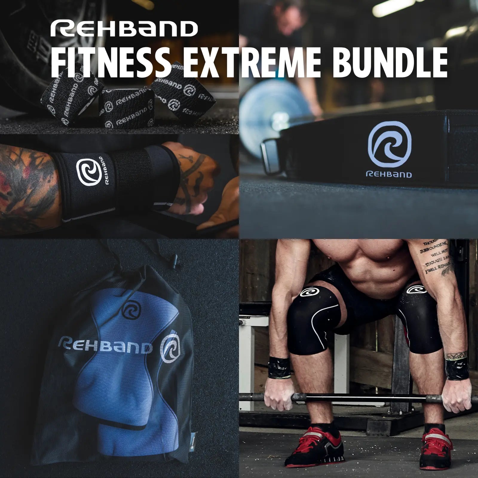 Rehband Fitness Extreme Bundle XX-Large-Large-X-Large