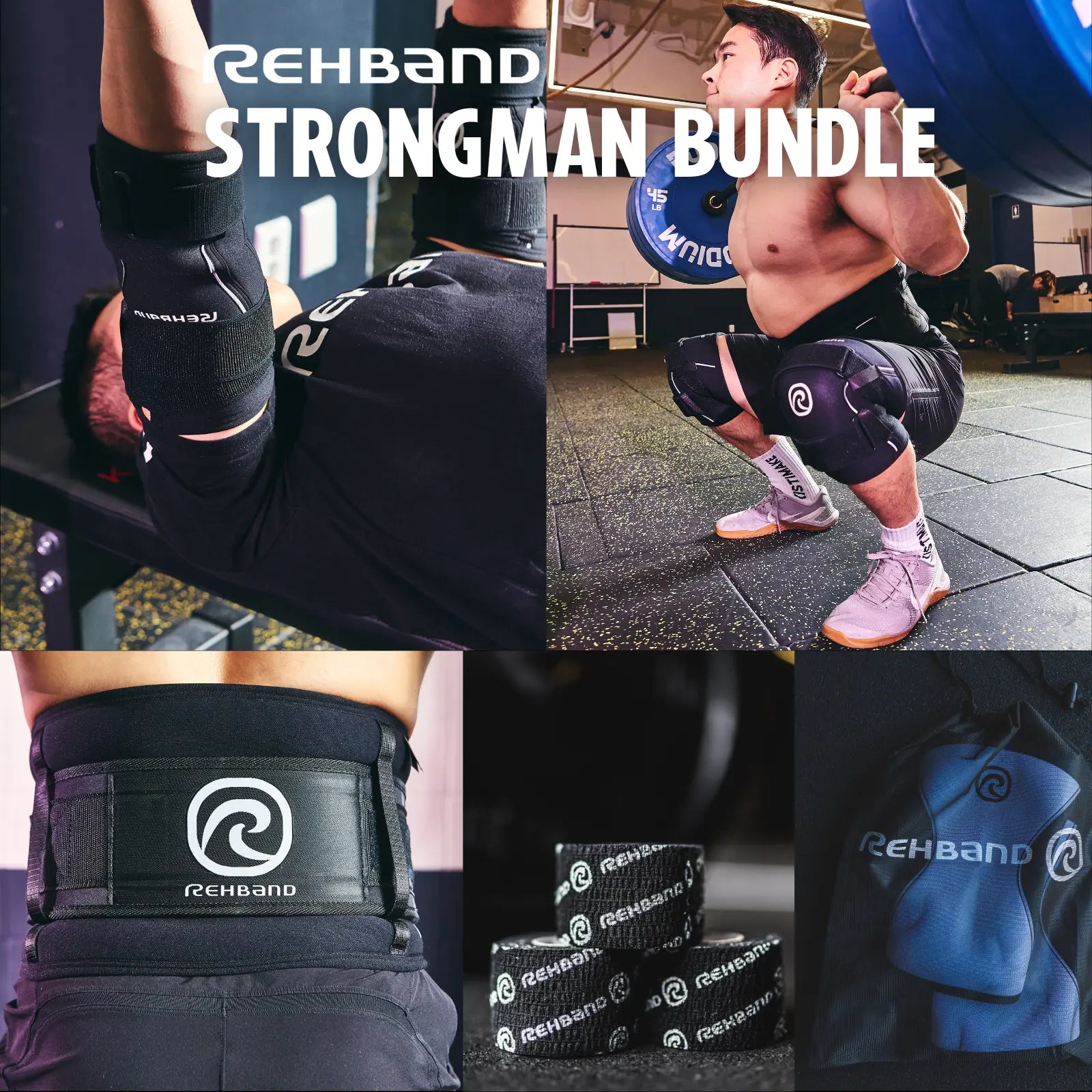 Rehband Strongman Bundle XX-Large-XX-Large-XXX-Large